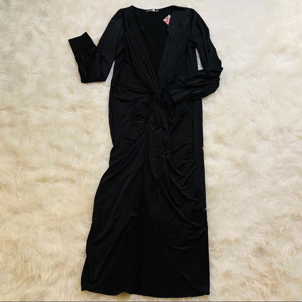 BOOHOO slinky midi dress